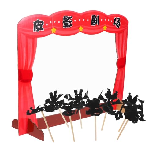 DECHOUS 1 Satz Schattenpuppenspiel für kinderspielzeug schattenspiele für Bastelmaterial für Puppen-Geschichtenerzählset lustiges Schattentheater PVC DECHOUS 1 Satz Schattenpuppenspiel für kinderspielzeug schattenspiele für Bastelmaterial für Puppen-Geschichtenerzählset lustiges Schattentheater PVC von DECHOUS