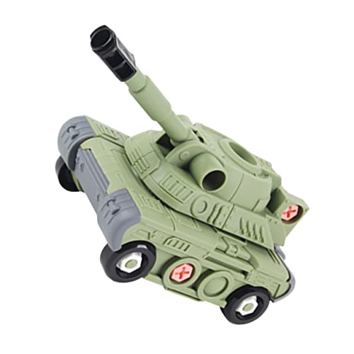 DECHOUS 1 Satz Zusammengebautes Panzerflugzeug für kinderspielzeug Panzer Flugzeug panzermodelle DIY Flugzeugpanzer Flugzeugbauspielzeug Plastik Green von DECHOUS
