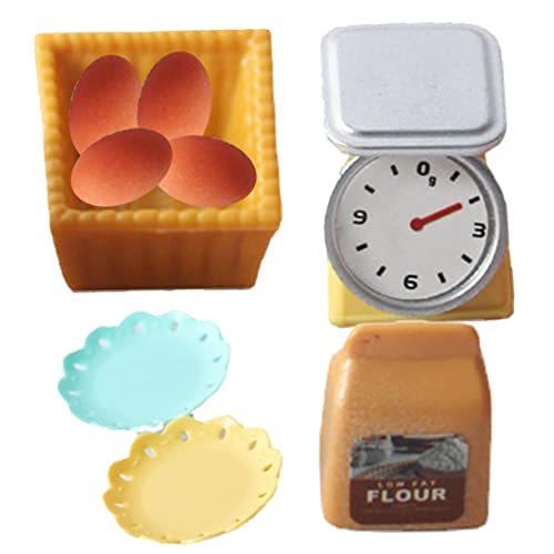DECHOUS 1 Satz backen für kinderspielzeug Miniaturküchenzubehör Toy Kitchen Spielzeugbackset Mikro-Szene- DIY Mini- -Kit Mini- - Plastik von DECHOUS