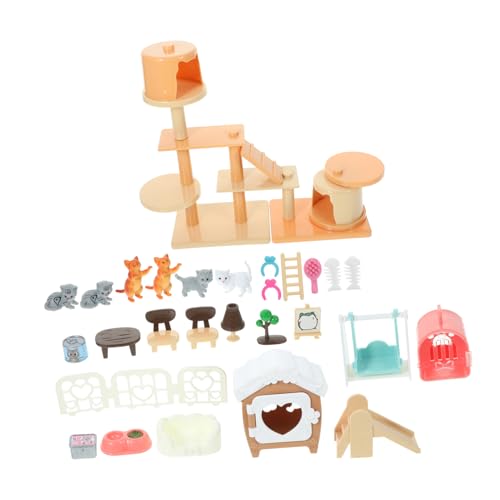 DECHOUS 1 Satz spielhaus für Toys draußen Katzen Simulation von Hausspielzeugen Katzenfiguren Kleinkindspielzeug Plastik DECHOUS 1 Satz spielhaus für Toys draußen Katzen Simulation von Hausspielzeugen Katzenfiguren Kleinkindspielzeug Plastik von DECHOUS