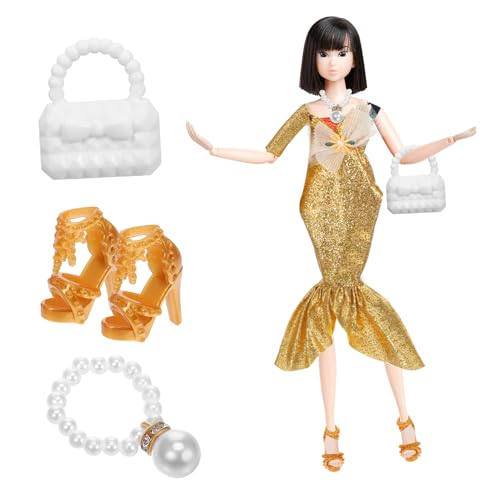 DECHOUS 1 Set Abendkleid Meerjungfrauen Kleidung Für Puppen Puppenkleid Glitzerndes Paillettenkleid Puppen Formelle Kleidung Puppenkostüm Puppenkleidung Partykleid Formelles von DECHOUS