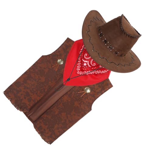 DECHOUS 1 Set Denim Dreiteiliger Anzug Cowboykostüm Cowboykostüm Für Jungen Mädchen Cowgirlkleid Kleinkind Cowboyhut Kuhkostüm Jungen Cowboy Outfit Junge Cowboykostüm Stoff DECHOUS 1 Set Denim Dreiteiliger Anzug Cowboykostüm Cowboykostüm Für Jungen Mädchen Cowgirlkleid Kleinkind Cowboyhut Kuhkostüm Jungen Cowboy Outfit Junge Cowboykostüm Stoff von DECHOUS