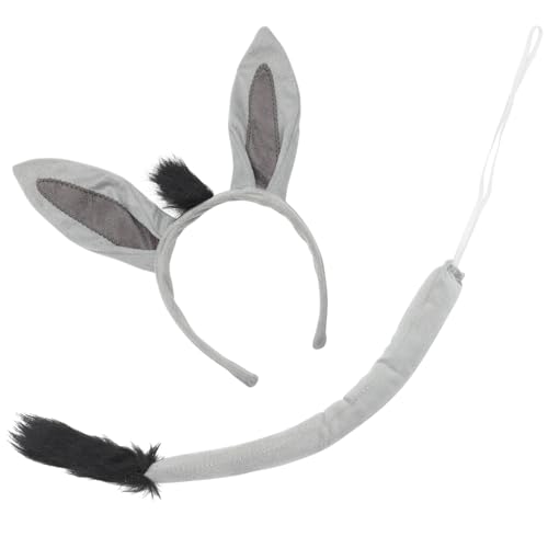 DECHOUS 1 Set Esel Stirnband Set Tierkostüm Requisite Hasenschwanz Kostüm Wolfsschwanz Tierkostüme S Attraktive Tierschwänze Eselkostüm Esel Stirnband Für Maultier DECHOUS 1 Set Esel Stirnband Set Tierkostüm Requisite Hasenschwanz Kostüm Wolfsschwanz Tierkostüme S Attraktive Tierschwänze Eselkostüm Esel Stirnband Für Maultier von DECHOUS