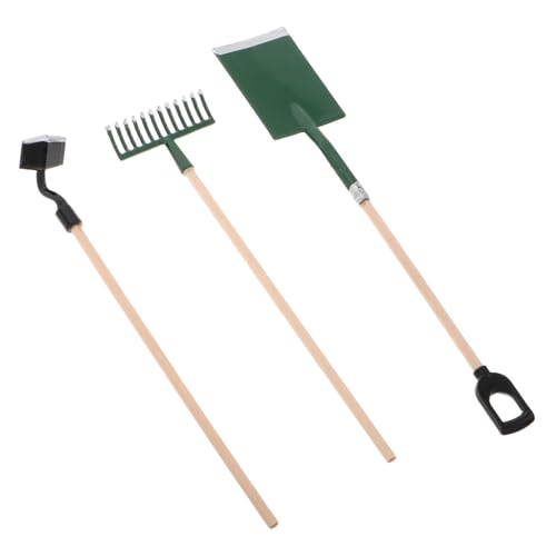 DECHOUS 1 Set Farmwerkzeuge Modell Puppenhaus Puppenhaus Gartenzubehör Bonsai Gartenwerkzeuge Pflanzenpflanzer Pflanzwerkzeuge Garten Mini Schaufel Puppenhaus Baumaterial Farmwerkzeug von DECHOUS