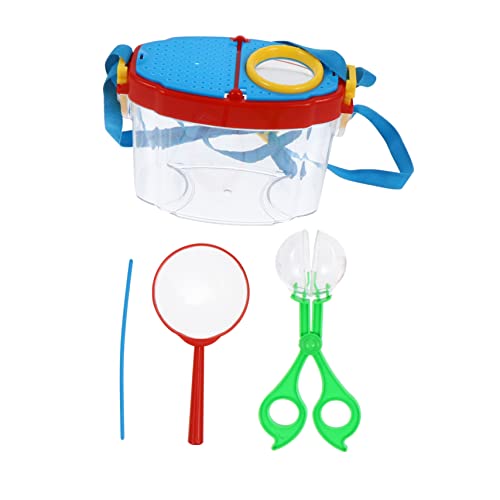 DECHOUS 1 Set Insektenbeobachtungsbox Insektenfänger Set Für Insektenkäfig Für Outdoor Set Für Spiel Terrarium Set Für Kleines Großes Netz Natürliches Set Für Den Innenbereich von DECHOUS