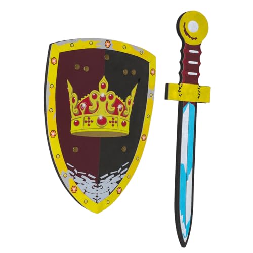 DECHOUS 1 Set Kinderspielzeug Simuliertes Kleines Rollenspiel Mittelalter Partygeschenke Gefälschtes Schwertspiel Kampfspiele Spielschwerter Für Cosplay von DECHOUS