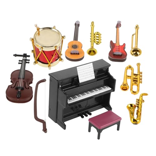 DECHOUS 1 Set Mini Musikinstrumentenmodell Miniatur Violine Musikinstrumente Mini Violine Miniatur Musikinstrumente Für Puppenhaus Miniatur Klavier Bezaubernde Mini DECHOUS 1 Set Mini Musikinstrumentenmodell Miniatur Violine Musikinstrumente Mini Violine Miniatur Musikinstrumente Für Puppenhaus Miniatur Klavier Bezaubernde Mini von DECHOUS