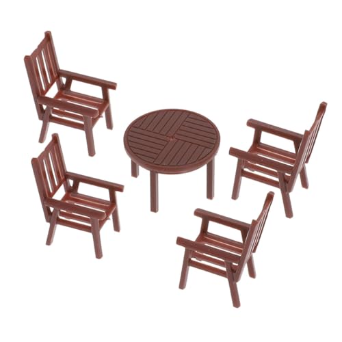 DECHOUS 1 Set Mini Tisch Und Stuhl Modell Puppenhausstuhl Miniaturmöbel Für Puppenhaus Miniatur Puppenhausmöbel Puppenhaus Schreibtisch Und Stuhl Stühle Möbelmodell Brauner DECHOUS 1 Set Mini Tisch Und Stuhl Modell Puppenhausstuhl Miniaturmöbel Für Puppenhaus Miniatur Puppenhausmöbel Puppenhaus Schreibtisch Und Stuhl Stühle Möbelmodell Brauner von DECHOUS
