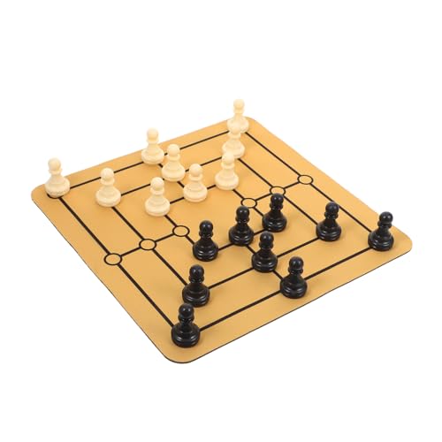 DECHOUS 1 Set Neun Stücke Schach Tragbare Schach Gummi von DECHOUS