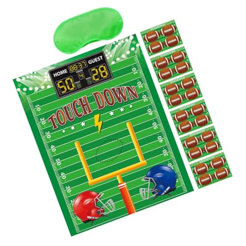 DECHOUS 1 Set Rugby Poster Spiel Fußball Scrapbook Aufkleber Fußball Party Dekorationen Fußball Party Dekorationen Geburtstags Fußball Poster Rugby Spiel Poster Spieltag Party von DECHOUS
