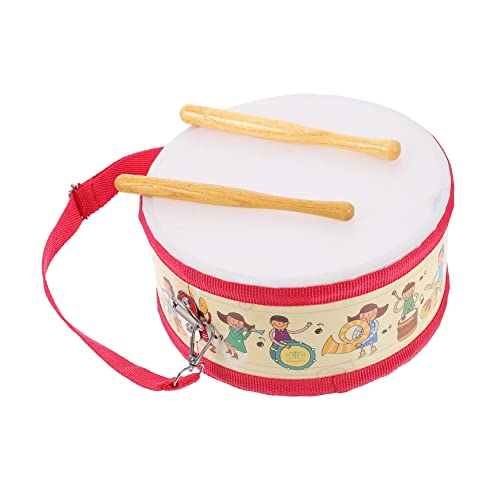 DECHOUS 1 Set Snare Drum Frühes Lernspielzeug Frühes Lerntrommelspielzeug Klopfmusikinstrument Cartoon Trommelspielzeug Musikspielzeug Musiktrommelspielzeug Trommelspielzeug von DECHOUS