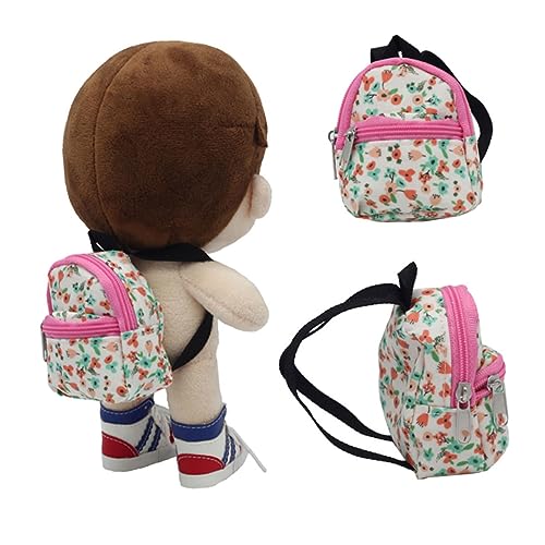 DECHOUS 1 Stück Babyschule Spielzeugtaschen für Mini-Rucksack Rucksack Rucksack Puppen PU-Leder DECHOUS 1 Stück Babyschule Spielzeugtaschen für Mini-Rucksack Rucksack Rucksack Puppen PU-Leder von DECHOUS