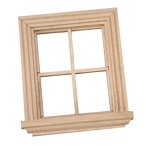 DECHOUS 1 Stück Einfaches Vierscheibenfenster Puppenfenstermöbel Mini-hausverzierung Miniaturmöbel Miniaturmodell Mini-Fenster Fotografie-Requisiten Miniaturfenster Hölzern DECHOUS 1 Stück Einfaches Vierscheibenfenster Puppenfenstermöbel Mini-hausverzierung Miniaturmöbel Miniaturmodell Mini-Fenster Fotografie-Requisiten Miniaturfenster Hölzern von DECHOUS