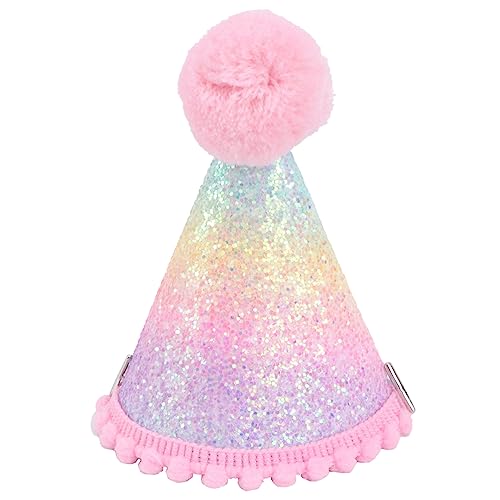 DECHOUS Geburtstagskappe Für Jungen Und Mädchen Partyhut Für Jungen Und Mädchen 1 Stück Baby-geburtstagskrone Bezauberndes Regenbogen-design von DECHOUS