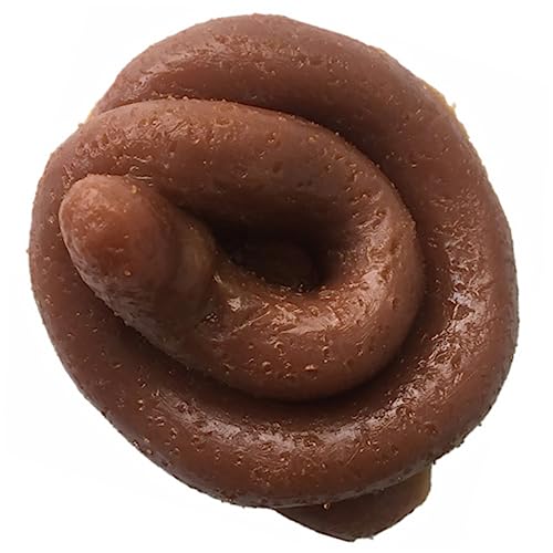 DECHOUS 1 Stück Imitation Halloween Halloween Toys Funny Scherzartikel Funny Toys Partyzubehör realistischer Poop-Streich Streichspielzeug Poop-Streich- Brown von DECHOUS