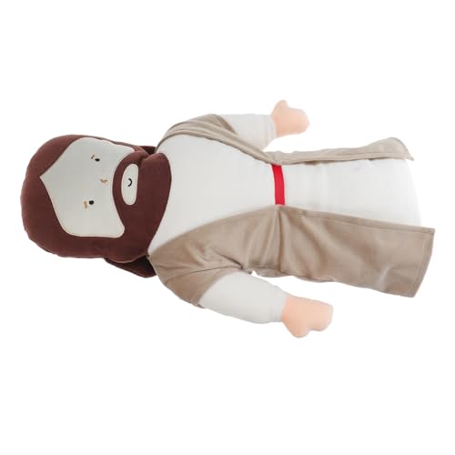 DECHOUS 1 Stück Jesus Kissen Weiche Christus Figur Kuschelig Für Kissen Plüschtiere Süß Ausgestopftes Kleines Cartoon Umarmungs Plüschkissen Kruzifix Religiös Liebt von DECHOUS