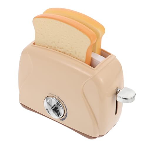 DECHOUS 1 Stück Ofen Ornamente Möbel Kreatives Toaster Spielhaus Haushaltsgerät Miniatur Brot Toaster Maschine Spielwerkzeug Kunststoff Khaki DECHOUS 1 Stück Ofen Ornamente Möbel Kreatives Toaster Spielhaus Haushaltsgerät Miniatur Brot Toaster Maschine Spielwerkzeug Kunststoff Khaki von DECHOUS