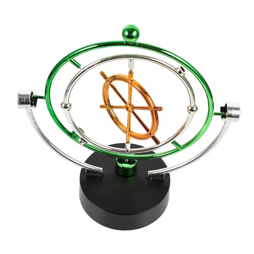 DECHOUS 1 Stück -Ornament Wohnakzente Perpetuale Bewegungsmaschine Ornament Ewiges Bewegungsgerät Dekorativ Indoor Perpetual Ball Ornament Tabletop Plastik DECHOUS 1 Stück -Ornament Wohnakzente Perpetuale Bewegungsmaschine Ornament Ewiges Bewegungsgerät Dekorativ Indoor Perpetual Ball Ornament Tabletop Plastik von DECHOUS