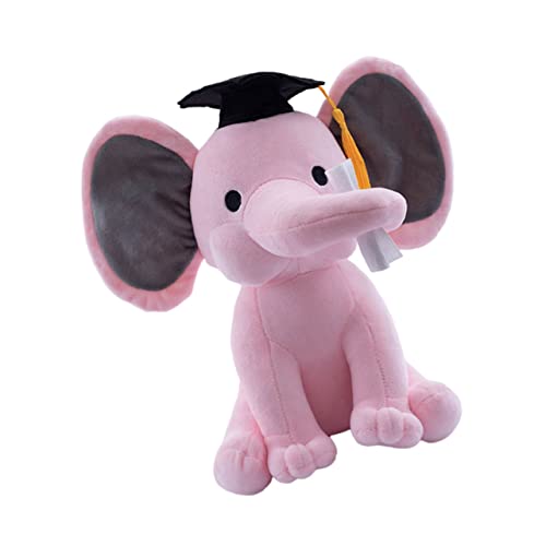 DECHOUS 1 Stück Plüschtier Animal Figures lauch Kuscheltier laufstall trauzeugengeschenke The Present Toy Abschlusspuppe Plüschpuppe für den Abschluss PP Baumwolle Rosa von DECHOUS