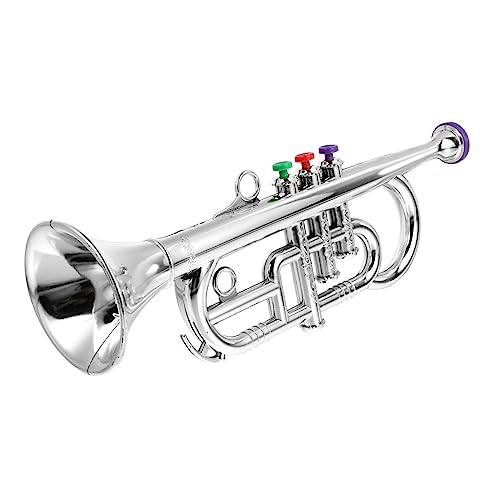 DECHOUS 1 Stück Saxophon-Modell Saxophone Saxophonspieler- Instrumentenkind Kinderspielzeuginstrument Kid Musical Instrument Simulation Saxophon Abs-Kunststoff Silver von DECHOUS