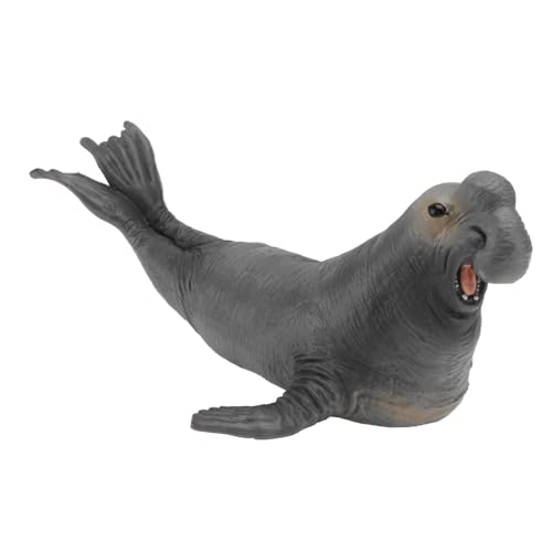 DECHOUS 1 Stück See-Elefanten-Ornamente kinderspielzeug für Toys Siegelfigur Meerestierfiguren für Meerestiere Tierornament Meereslebewesen-Modell Dark Grey von DECHOUS