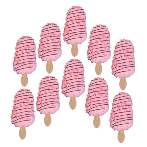 DECHOUS 10 STK. Eismodell Dessert-simulationsmodell Simulationsfutter Simulierte Eistüte Künstliche Nahrungsmittel Zur Ausstellung Requisiten Für Eiscreme-displays Eiscrememodell Rosa PVC DECHOUS 10 STK. Eismodell Dessert-simulationsmodell Simulationsfutter Simulierte Eistüte Künstliche Nahrungsmittel Zur Ausstellung Requisiten Für Eiscreme-displays Eiscrememodell Rosa PVC von DECHOUS