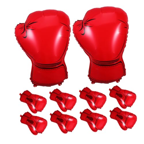 DECHOUS 10 Stück Aluminiumfolie Luftballons in Roter Boxhandschuh Form Dekorative Partyballons für Wrestling und Box Geburtstagsfeiern Sportliche Themen Dekoration für Männer und Gym DECHOUS 10 Stück Aluminiumfolie Luftballons in Roter Boxhandschuh Form Dekorative Partyballons für Wrestling und Box Geburtstagsfeiern Sportliche Themen Dekoration für Männer und Gym von DECHOUS