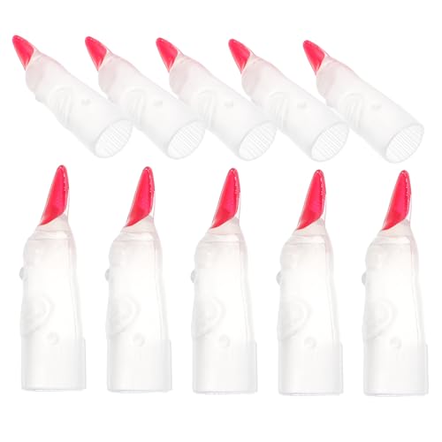 DECHOUS 10 Stück Fingernägel für Halloween Halloween-Hexenfinger Fingernagel gotisch Aber nur Halloween nägel Halloween Nails Hexenkostüm Finger Halloween-Cosplay-Requisiten Plastik von DECHOUS