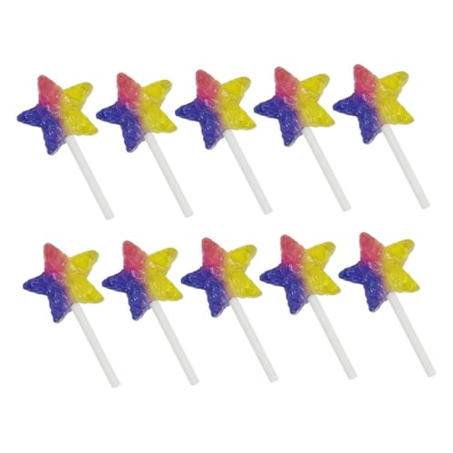DECHOUS 10 Stück Lollipop Charm DIY Material Schlüsselanhänger Herstellung Lollipop Anhänger Basteln Lollipop von DECHOUS