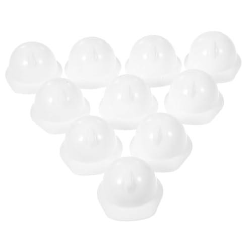 DECHOUS 10 Stück Mini Bauhelme Für Babys Bauen Bunt Mini Bauhelme Puppen Winzig – Party Mini Hüte Für Arbeiter Mütze Spiel Kinderkleid Kleinkind Kleines Bauhelm Kunststoff von DECHOUS