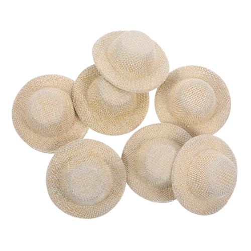 DECHOUS 10 Stück Mini-Strohhut Mini-Puppen Kindermützen Mädchen Minihüte zum Basteln Babypuppe Mini-Strohstrickmützen Puppenimitation Miniatur -Strickhut Bastelhut weben Bauarbeiterhut Eva DECHOUS 10 Stück Mini-Strohhut Mini-Puppen Kindermützen Mädchen Minihüte zum Basteln Babypuppe Mini-Strohstrickmützen Puppenimitation Miniatur -Strickhut Bastelhut weben Bauarbeiterhut Eva von DECHOUS