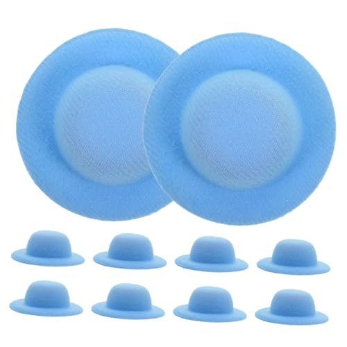 DECHOUS 10 Stück Mini-Strohhut Minihut Zum Basteln Stoff Filz-Fedoras Gewebte Miniatur Winzig Kleiner Hut Mit Breiter Krempe Puppe Mini-hüte Kind Schmücken Hutverzierung Hut- Blue Eva DECHOUS 10 Stück Mini-Strohhut Minihut Zum Basteln Stoff Filz-Fedoras Gewebte Miniatur Winzig Kleiner Hut Mit Breiter Krempe Puppe Mini-hüte Kind Schmücken Hutverzierung Hut- Blue Eva von DECHOUS