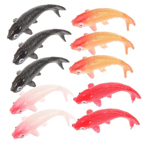 DECHOUS 10 Stück Puppenhaus-Modell Mini Simulation Schwebend Tank winzig kleine Fische Fischschimmel Koi-Fisch-Figur künstlicher Fisch Fischfiguren Kleiner Fisch Plastik DECHOUS 10 Stück Puppenhaus-Modell Mini Simulation Schwebend Tank winzig kleine Fische Fischschimmel Koi-Fisch-Figur künstlicher Fisch Fischfiguren Kleiner Fisch Plastik von DECHOUS