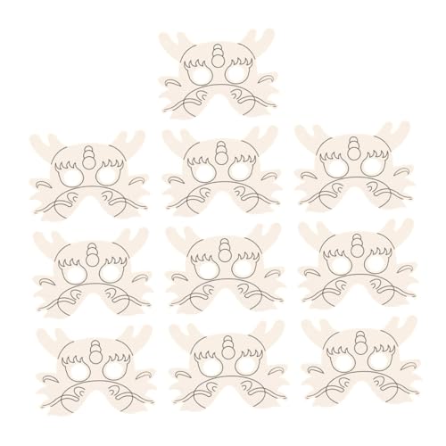 DECHOUS 10 Stück Teiliges DIY Masken Set zum Bemalen für Stabile Weiße Blanko Masken aus Sicherem Material Fördert Kreative Malfähigkeiten und Fantasievolles Gestalten für Fasching und DECHOUS 10 Stück Teiliges DIY Masken Set zum Bemalen für Stabile Weiße Blanko Masken aus Sicherem Material Fördert Kreative Malfähigkeiten und Fantasievolles Gestalten für Fasching und von DECHOUS