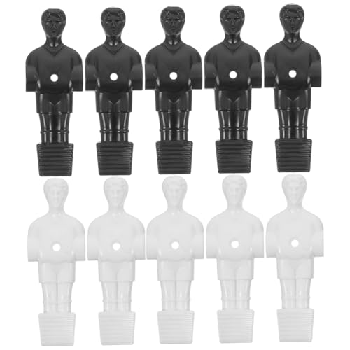 DECHOUS 10 Stück Tischfußball Maschinenzubehör Tischfußballfigur Tischfußball Männerteile Kleine Tischfußballspieler Tischfußballspieler Tischfußballspieler Tischfußballtisch Zubehör Die von DECHOUS