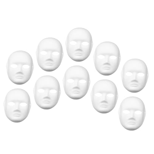 DECHOUS 10 Stück Weiße Papiermasken zum Bemalen DIY Masquerade Masken für Leere Kostümmasken für Karneval Theater Fasching Vielseitige Bastelmasken für Party und Cosplay DECHOUS 10 Stück Weiße Papiermasken zum Bemalen DIY Masquerade Masken für Leere Kostümmasken für Karneval Theater Fasching Vielseitige Bastelmasken für Party und Cosplay von DECHOUS