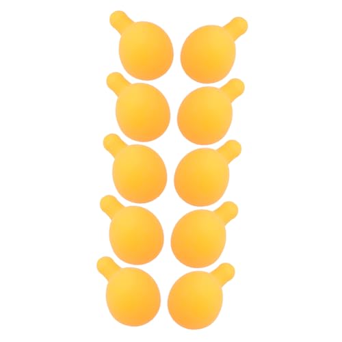 DECHOUS 10 Stück Zubehör Für Puppenkernbälle Stressball Lustig Squishy-Maker-nachfüllung Squishy-Ball-Maker Matschige Formen Ball Drücken Orange Weiches Gummi von DECHOUS