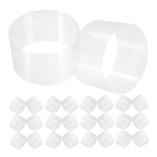DECHOUS Tortenmanschetten 100 Blatt Mousse-tortenmanschette Tortendekorationen Aus Kunststoff Selbstklebende Randmanschetten Für Geburtstagstorten von DECHOUS