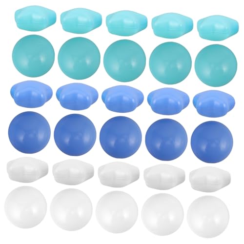 DECHOUS 100 Stück Bunte Meeresbälle Blauer Ball Bälle Für Bällebad Kehrteproofballpit Zurück Kleines Bällebad Blaue Bällebadbälle Bällebad Für Kugel Für Ballgrube Plastik von DECHOUS