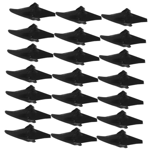 DECHOUS 100 Stück Kleines Gelbes Hühnermaul Mini-hühnerschnabel Puppenschnabel Entenkükenschnabel DIY Tiervogel-kükenschnabel Bastelmund Sicherheits-entenschnabel Plastik Black von DECHOUS