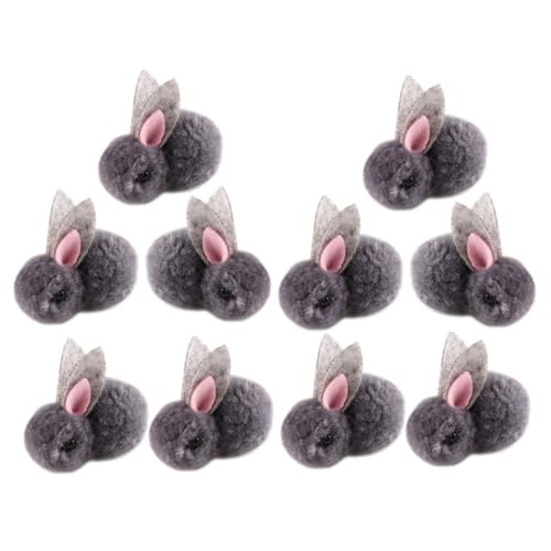 DECHOUS 10Stücke Mini Plüschhäschen Süße Kleine Kaninchen Puppen Für DIY Kopfschmuck Zubehör Osterdekoration Für Weiche Stofftiere DECHOUS 10Stücke Mini Plüschhäschen Süße Kleine Kaninchen Puppen Für DIY Kopfschmuck Zubehör Osterdekoration Für Weiche Stofftiere von DECHOUS