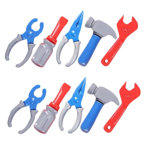 DECHOUS 10er Set Simulationstool Puppe Mini-Tool-Ornamente Mini-Werkzeuge Mini-Sachen Miniaturwerkzeuge Für Plastik von DECHOUS