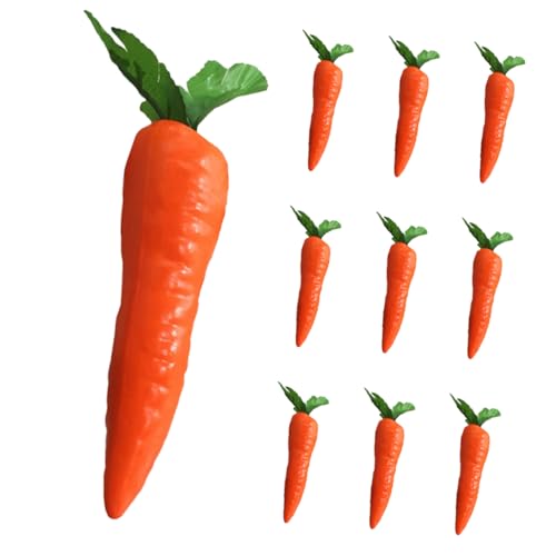 DECHOUS 10pcs Simulation Karotten Requisiten Realistische Gefälschte Karotten Künstliche Gemüse -Requisite Für Fotografie Und Ladenausstellung DECHOUS 10pcs Simulation Karotten Requisiten Realistische Gefälschte Karotten Künstliche Gemüse -Requisite Für Fotografie Und Ladenausstellung von DECHOUS