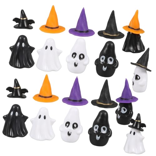 DECHOUS 12 Sets Miniatur-Halloween-hexenhut-Dekorationen Mit Winzigen Geistern Für Halloween-miniaturfiguren Und Puppenhaus-zubehör DECHOUS 12 Sets Miniatur-Halloween-hexenhut-Dekorationen Mit Winzigen Geistern Für Halloween-miniaturfiguren Und Puppenhaus-zubehör von DECHOUS