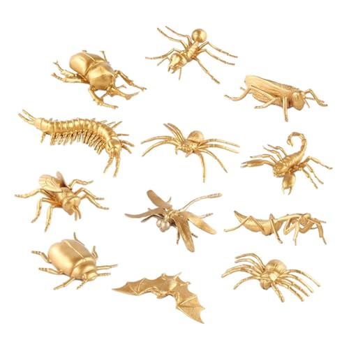 DECHOUS 12 Stück Goldenes Insektenspielzeug hühner spielsachen kinderspielsachen ziernieten Lernspielzeug für Insekten Trickspielzeug für Partys Modelle Plastik DECHOUS 12 Stück Goldenes Insektenspielzeug hühner spielsachen kinderspielsachen ziernieten Lernspielzeug für Insekten Trickspielzeug für Partys Modelle Plastik von DECHOUS