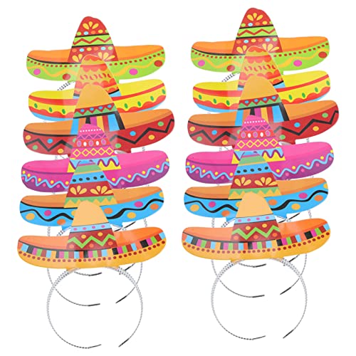 DECHOUS 12 Stück Mexikanisches Stirnband Gastgeschenke Hüte Kappe Für Männer Make Up Stirnband Kappen Laufmütze Mini Sombrero Sombreros Partyhut Lustiger Fiesta Hut Mini Für DECHOUS 12 Stück Mexikanisches Stirnband Gastgeschenke Hüte Kappe Für Männer Make Up Stirnband Kappen Laufmütze Mini Sombrero Sombreros Partyhut Lustiger Fiesta Hut Mini Für von DECHOUS