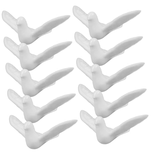 DECHOUS 12 Stück Mikro Landschaftsornament Kleiner Vogel Mini Puppe Miniaturautos Mini Figuren Winzige Modellvögel Kleine Taubenfigur Kleine Vogelmodelle Kleines Taubenspielzeug von DECHOUS
