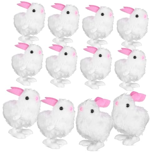 DECHOUS 12 Stück Plüschtier Hase Säuglingsspielzeug Springen Hüpfspielzeug zum Aufziehen shöne bescherung für Spielzeugkaninchen Cartoon- zum Aufziehen Plastik DECHOUS 12 Stück Plüschtier Hase Säuglingsspielzeug Springen Hüpfspielzeug zum Aufziehen shöne bescherung für Spielzeugkaninchen Cartoon- zum Aufziehen Plastik von DECHOUS
