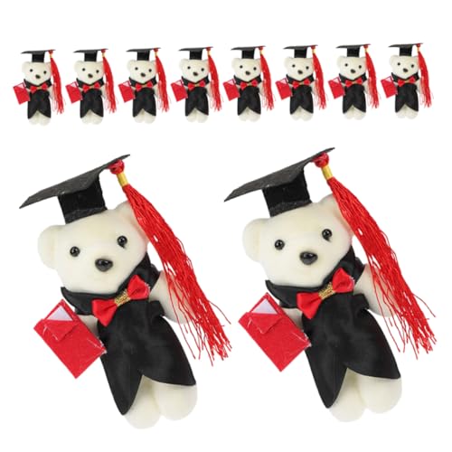 DECHOUS 12 Stück Puppenstraußmaterial Abschluss Bär High-School-Abschlussbär Abschlusspuppe plüschbär abschluss Tier der Abschlusssaison Abschlussbär-Plüschmasse Plastik DECHOUS 12 Stück Puppenstraußmaterial Abschluss Bär High-School-Abschlussbär Abschlusspuppe plüschbär abschluss Tier der Abschlusssaison Abschlussbär-Plüschmasse Plastik von DECHOUS