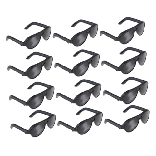 DECHOUS 12 Stück Sonnenbrillen für Zubehör kleine Puppen Sonnenbrillen basteln Mädchen kinderspielzeug puppenspielzeug Modellsonnenbrille gläser Puppenbrille Mini- Black DECHOUS 12 Stück Sonnenbrillen für Zubehör kleine Puppen Sonnenbrillen basteln Mädchen kinderspielzeug puppenspielzeug Modellsonnenbrille gläser Puppenbrille Mini- Black von DECHOUS